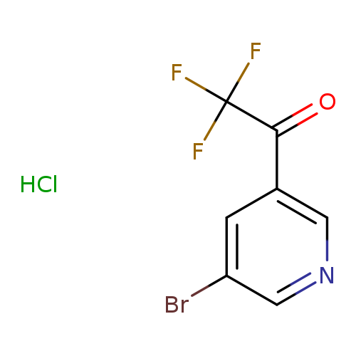 Ethanone, 1-(5-bromo-3-pyridinyl)-2,2,2-trifluoro-, hydrochloride (1:1)