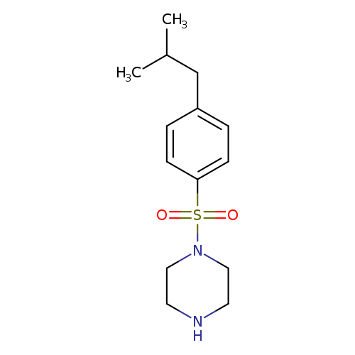 1-[(4-Isobutylphenyl)sulfonyl]piperazine
