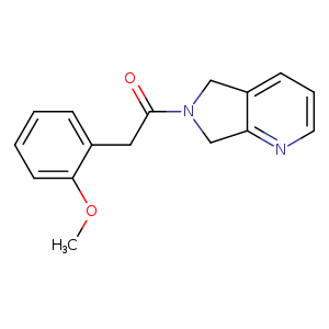 2-(2-methoxyphenyl)-1-{5H,6H,7H-pyrrolo[3,4-b]pyridin-6-yl}ethan-1-one