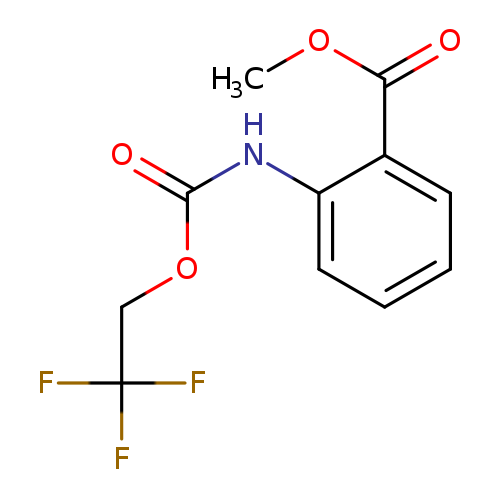 methyl 2-{[(2,2,2-trifluoroethoxy)carbonyl]amino}benzoate