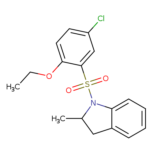 1-(5-chloro-2-ethoxybenzenesulfonyl)-2-methyl-2,3-dihydro-1H-indole