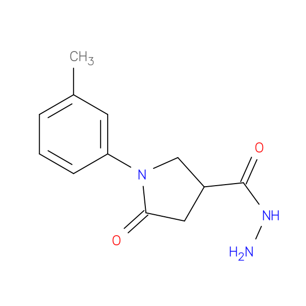 1-(3-Methylphenyl)-5-oxopyrrolidine-3-carbohydrazide