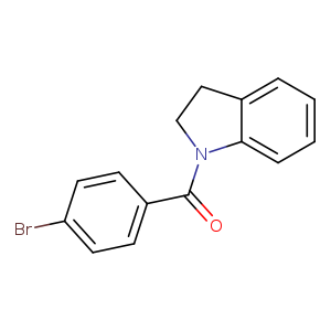 (4-BROMOPHENYL)-(2,3-DIHYDROINDOL-1-YL)-METHANONE