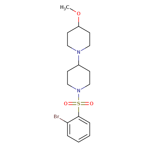 1'-(2-bromobenzenesulfonyl)-4-methoxy-1,4'-bipiperidine