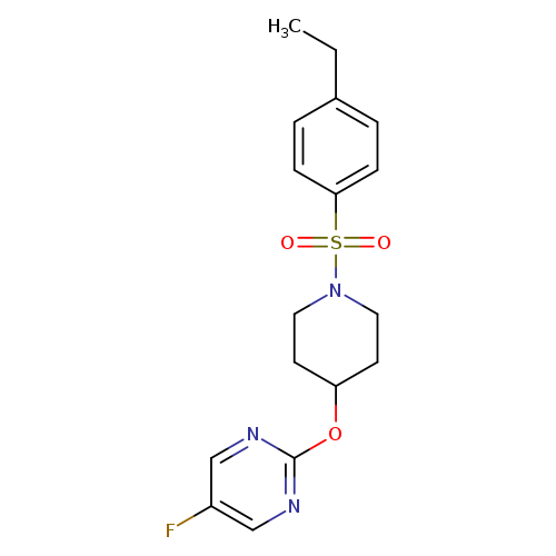 2-{[1-(4-ethylbenzenesulfonyl)piperidin-4-yl]oxy}-5-fluoropyrimidine
