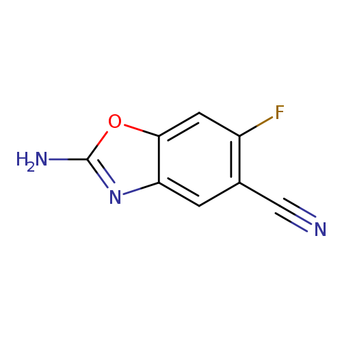 2-amino-6-fluoro-1,3-benzoxazole-5-carbonitrile