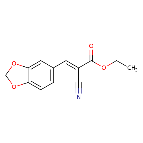 Ethyl 3-(1,3-Benzodioxol-5-yl)-2-cyanoacrylate
