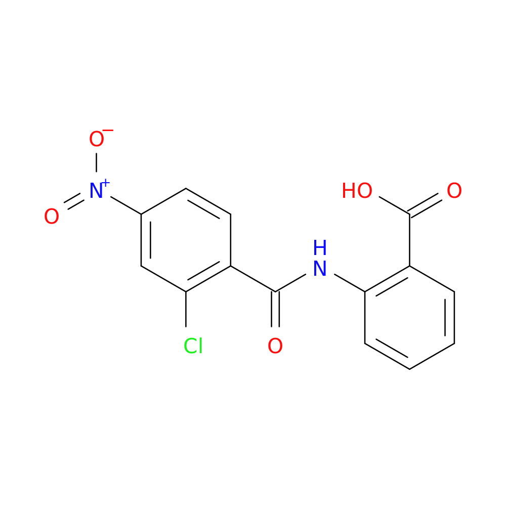 2-(2-chloro-4-nitrobenzamido)benzoic acid