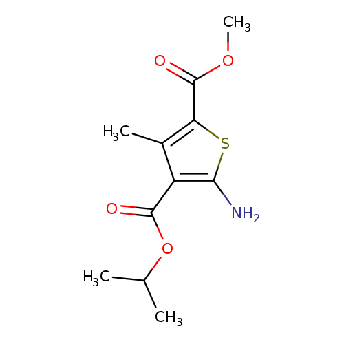 4-Isopropyl 2-methyl 5-amino-3-methylthiophene-2,4-dicarboxylate