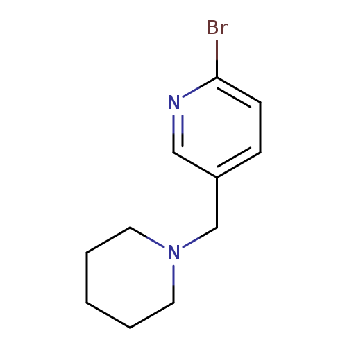 Pyridine, 2-bromo-5-(1-piperidinylmethyl)-