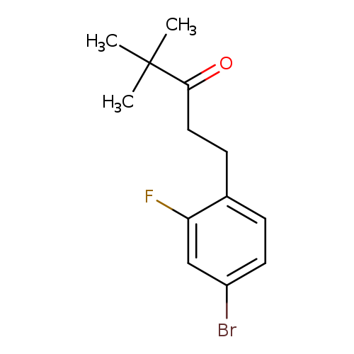 1-(4-bromo-2-fluorophenyl)-4,4-dimethylpentan-3-one