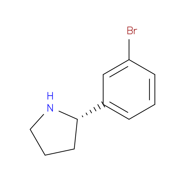 (S)-2-(3-Bromophenyl)pyrrolidine