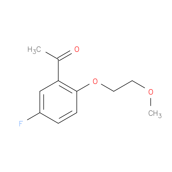 ethyl 2-(2-acetyl-4-fluorophenoxy)acetate