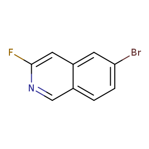 6-Bromo-3-fluoroisoquinoline