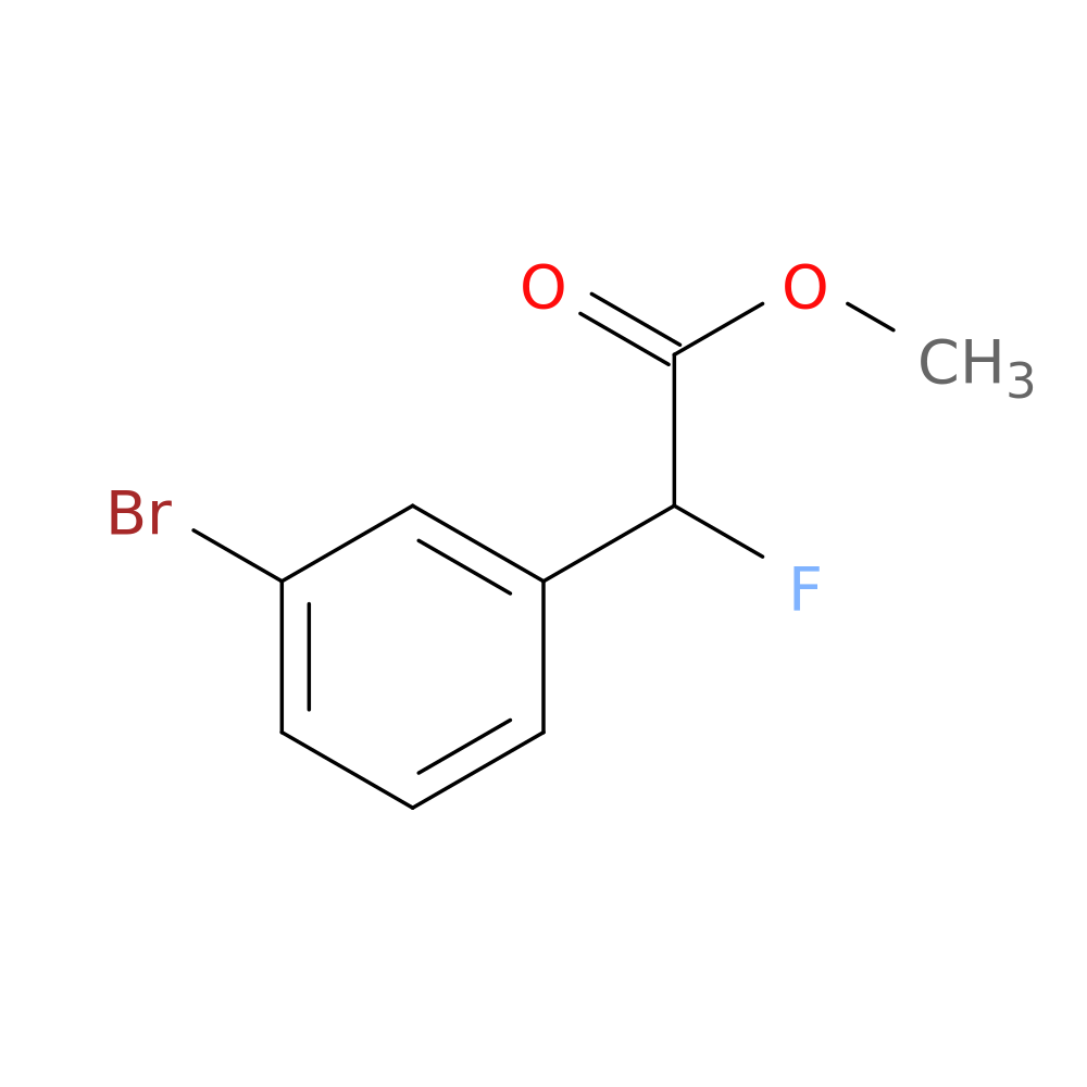 methyl 2-(3-bromophenyl)-2-fluoroacetate