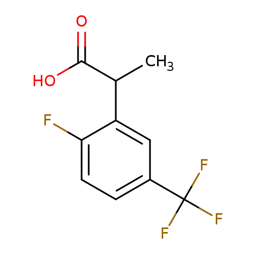 2-[2-fluoro-5-(trifluoromethyl)phenyl]propanoicacid