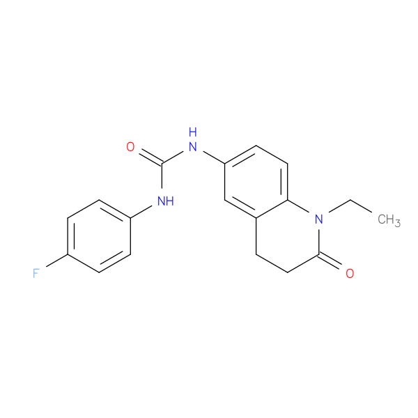 3-(1-ethyl-2-oxo-1,2,3,4-tetrahydroquinolin-6-yl)-1-(4-fluorophenyl)urea