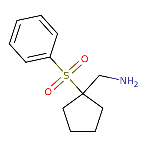 [1-(benzenesulfonyl)cyclopentyl]methanamine