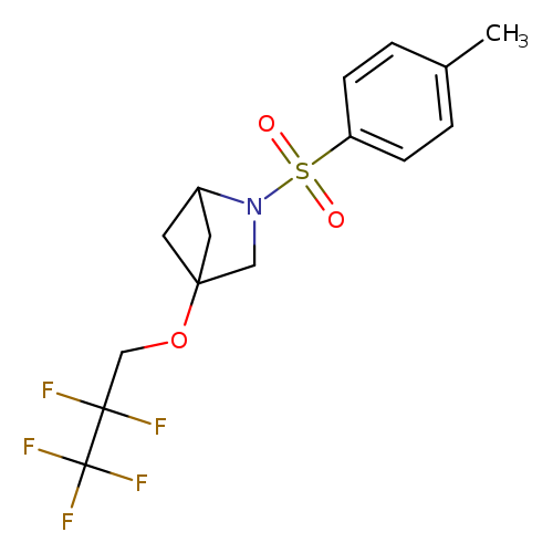 2-(4-methylbenzenesulfonyl)-4-(2,2,3,3,3-pentafluoropropoxy)-2-azabicyclo[2.1.1]hexane
