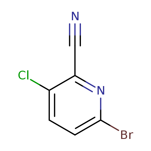 2-Pyridinecarbonitrile, 6-bromo-3-chloro-
