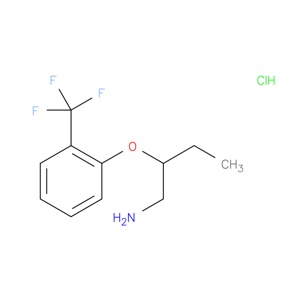 1-[(1-Aminobutan-2-yl)oxy]-2-(trifluoromethyl)benzene hydrochloride