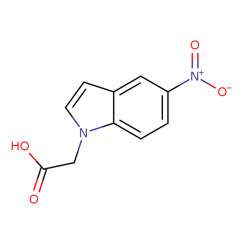 1H-Indole-1-acetic acid, 5-nitro-