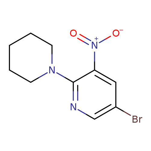 5-Bromo-3-nitro-2-(piperidin-1-yl)pyridine