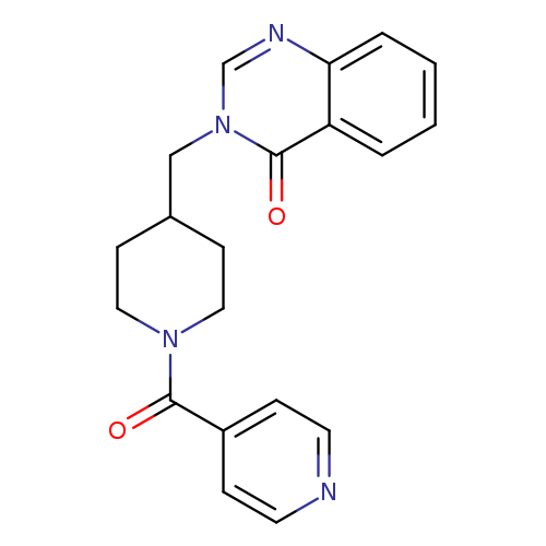 3-{[1-(pyridine-4-carbonyl)piperidin-4-yl]methyl}-3,4-dihydroquinazolin-4-one
