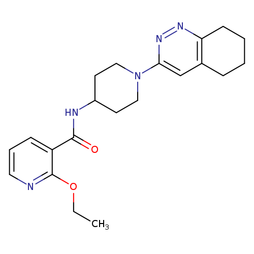 2-ethoxy-N-[1-(5,6,7,8-tetrahydrocinnolin-3-yl)piperidin-4-yl]pyridine-3-carboxamide