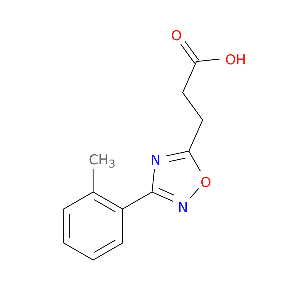 3-[3-(2-methylphenyl)-1,2,4-oxadiazol-5-yl]propanoic acid
