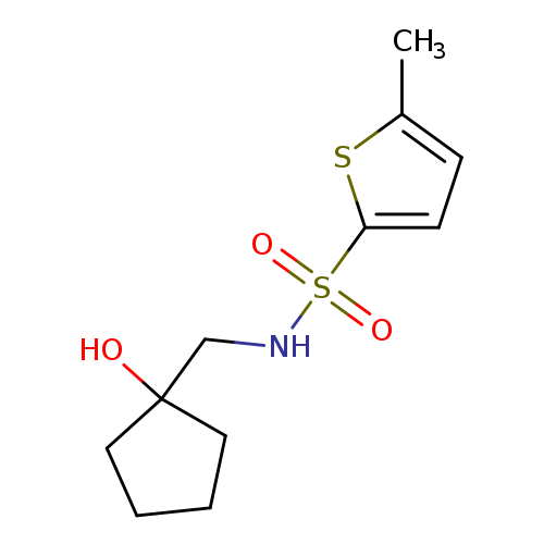N-[(1-hydroxycyclopentyl)methyl]-5-methylthiophene-2-sulfonamide
