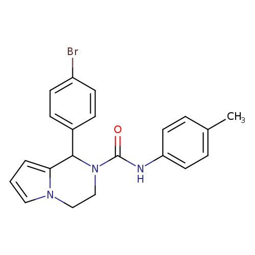 1-(4-bromophenyl)-N-(4-methylphenyl)-1H,2H,3H,4H-pyrrolo[1,2-a]pyrazine-2-carboxamide