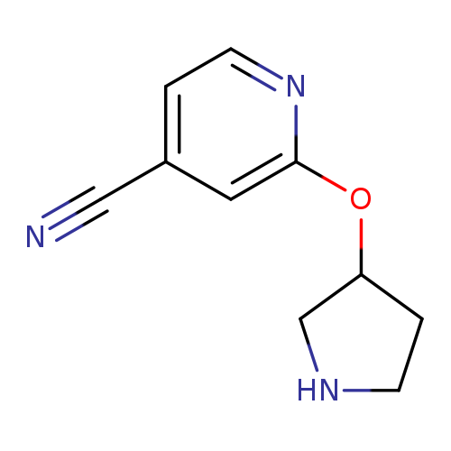 2-(Pyrrolidin-3-yloxy)pyridine-4-carbonitrile
