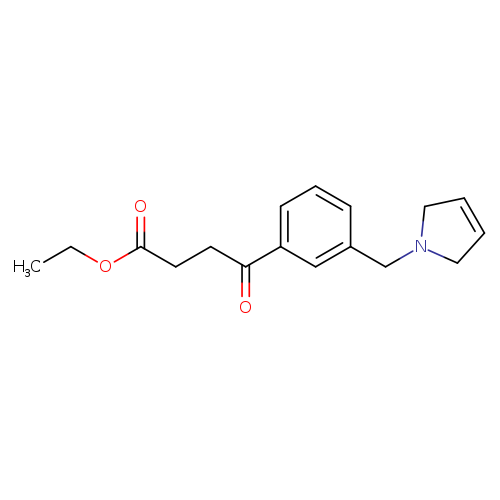 Ethyl 4-(3-((2,5-dihydro-1H-pyrrol-1-yl)methyl)phenyl)-4-oxobutanoate