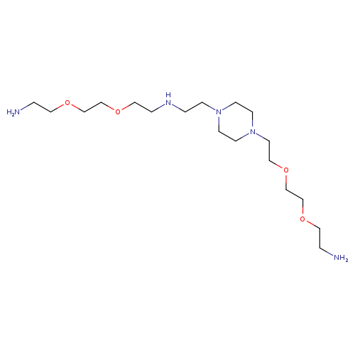 {2-[2-(2-aminoethoxy)ethoxy]ethyl}[2-(4-{2-[2-(2-aminoethoxy)ethoxy]ethyl}piperazin-1-yl)ethyl]amine