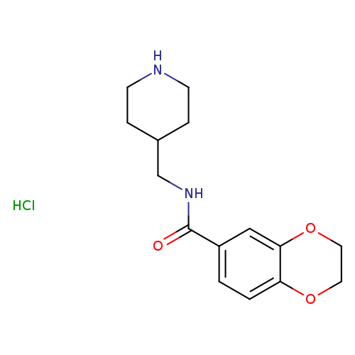 2,3-Dihydro-benzo[1,4]dioxine-6-carboxylic acid (piperidin-4-ylMethyl)-aMide hydrochloride