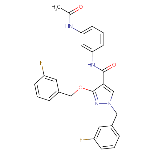 N-(3-acetamidophenyl)-3-[(3-fluorophenyl)methoxy]-1-[(3-fluorophenyl)methyl]-1H-pyrazole-4-carboxamide