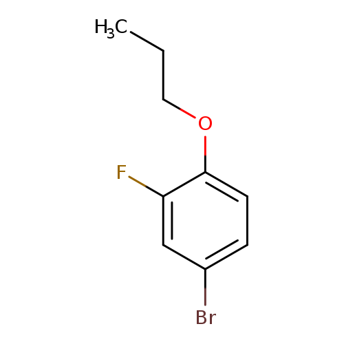 Benzene, 4-bromo-2-fluoro-1-propoxy-