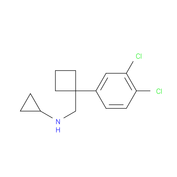 N-{[1-(3,4-dichlorophenyl)cyclobutyl]methyl}cyclopropanamine