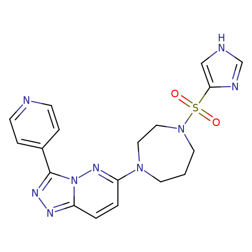 1-(1H-imidazole-4-sulfonyl)-4-[3-(pyridin-4-yl)-[1,2,4]triazolo[4,3-b]pyridazin-6-yl]-1,4-diazepane