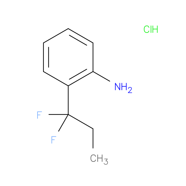 2-(1,1-difluoropropyl)aniline hydrochloride