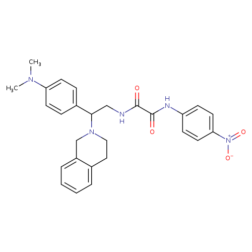 N'-{2-[4-(dimethylamino)phenyl]-2-(1,2,3,4-tetrahydroisoquinolin-2-yl)ethyl}-N-(4-nitrophenyl)ethanediamide