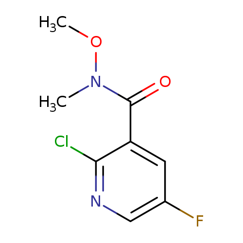 2-Chloro-5-fluoro-n-methoxy-n-methylnicotinamide