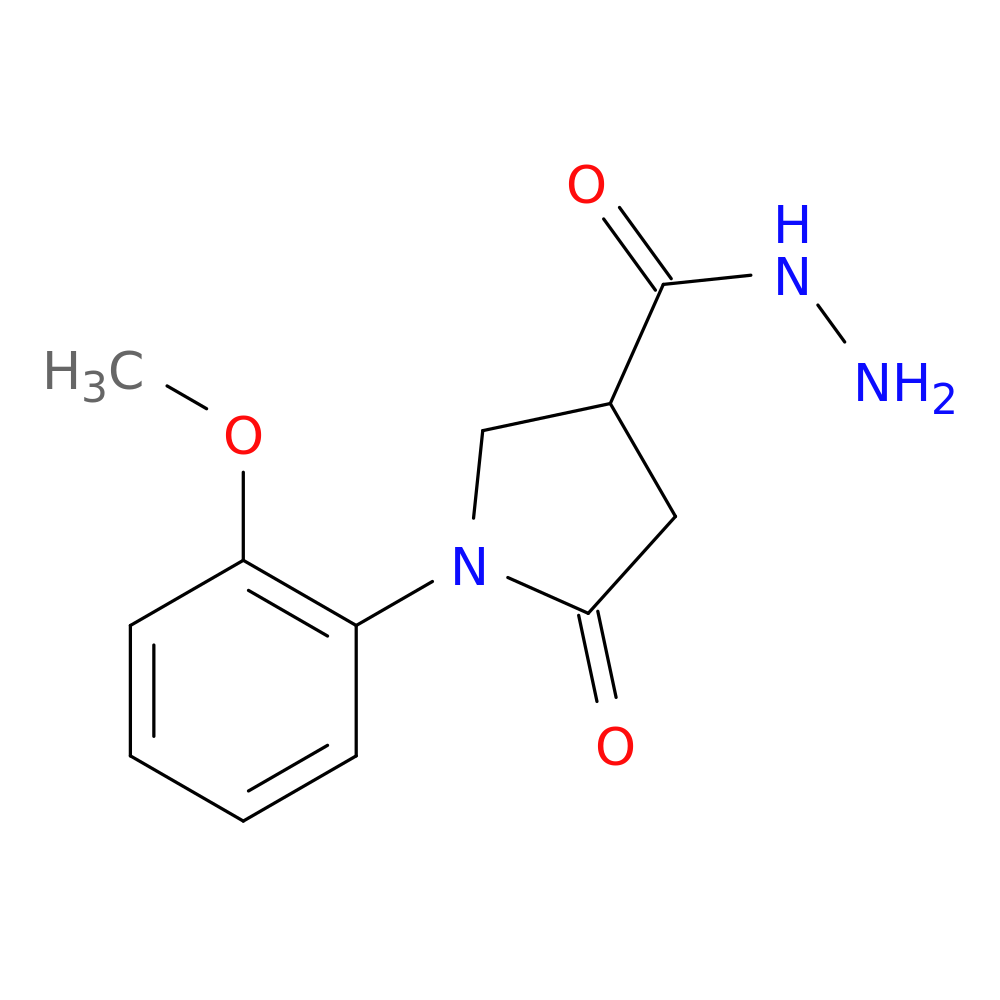1-(2-methoxyphenyl)-5-oxopyrrolidine-3-carbohydrazide