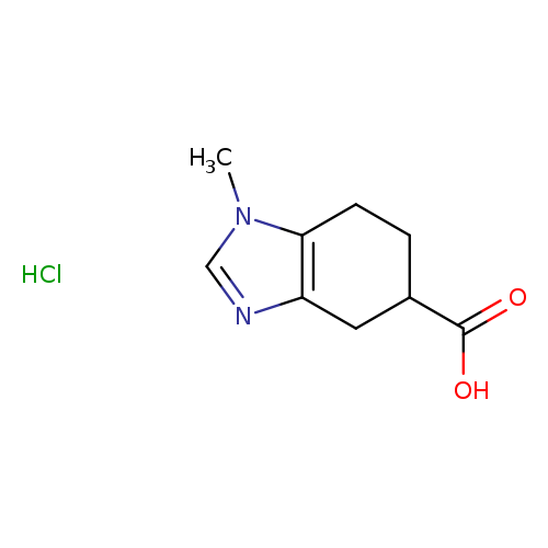 1-methyl-4,5,6,7-tetrahydro-1H-1,3-benzodiazole-5-carboxylic acid hydrochloride