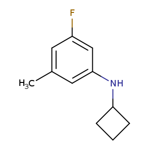N-cyclobutyl-3-fluoro-5-methylaniline