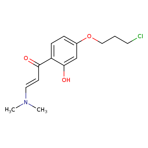 (2E)-1-[4-(3-chloropropoxy)-2-hydroxyphenyl]-3-(dimethylamino)prop-2-en-1-one