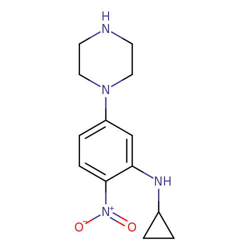 N-Cyclopropyl-2-nitro-5-piperazin-1-ylaniline