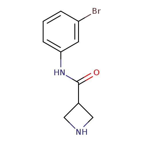 Azetidine-3-carboxylic acid (3-bromo-phenyl)-amide