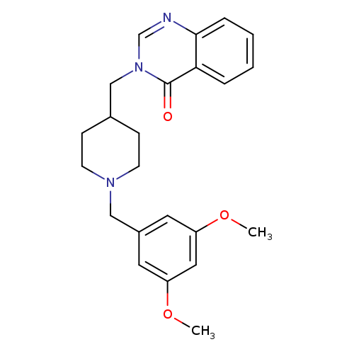 3-({1-[(3,5-dimethoxyphenyl)methyl]piperidin-4-yl}methyl)-3,4-dihydroquinazolin-4-one
